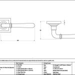 Newbury Lever on Rose Set (Square)