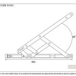 Stainless Steel Defender Friction Hinge - Top hung