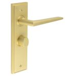 Burlington Mayfair Door Handles On Back Plate with Turn & Release