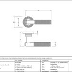 Anvil Brompton Lever on Rose Set (Beehive)