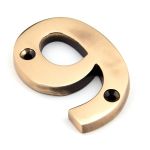From The Anvil Polished Brass Numeral