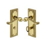 Heritage Brass - Georgian Door Handle on Plate