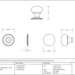 Anvil Mushroom Cabinet Knob