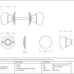 Anvil Bun Mortice/Rim Knob Set