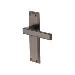 Heritage Brass - Atlantis Door Handle on Plate
