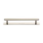 Heritage Brass - Hexagonal Cabinet Pull Handle with Plate