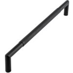 Nero Mitred Knurled Pull handles B/T Fixing