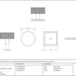 Anvil Brompton Cabinet Knob