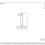 From The Anvil Polished Brass Numeral