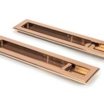 Anvil Art Deco Rectangular Pull - Privacy Set