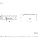 From The Anvil Square Ended Sash Pulley 75kg