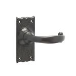 Antique Regal Suite Lever on Back Plate