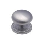 Heritage Brass - Victorian Round Cabinet Knob with Base