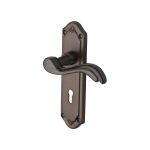 Heritage Brass - Lisboa Door Handle on Plate