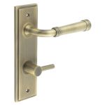 Burlington Highgate Door Handles On Back Plate with Turn & Release