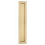 Heritage Brass - Reeded Rectangular Flush Pull
