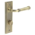 Burlington Highgate Door Handles On Back Plate with Turn & Release