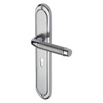 Heritage Brass - Saturn Long Door Handle on Plate