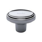 Heritage Brass - Stepped Oval Cabinet Knob