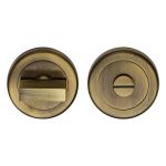 Heritage Brass - Round Bathroom Turn & Release - V4035