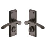 Heritage Brass - Sophia Short Door Handle on Plate