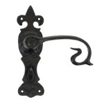 Black Curly Lever Bathroom Set