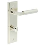 Burlington Westminster Door Handles On Back Plate with Turn & Release