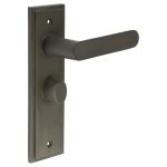 Burlington Kensington Door Handles On Back Plate with Turn & Release