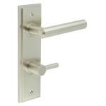 Burlington Richmond Door Handles On Back Plate with Turn & Release