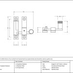 Anvil Brompton Quadrant Fastener - Narrow
