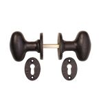 Black Antique Ball Rim Knob Furniture