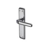 Heritage Brass - Deco Door Handle on Plate