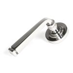 Avon Round Lever on Rose Set (Plain)