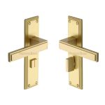 Heritage Brass - Atlantis Door Handle on Plate