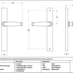 Cottage Slimline Lever Espag. Set
