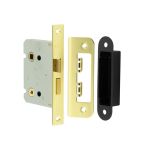 Jedo Kontrax Bathroom locks with Square Forend & Radiused Strike Plate