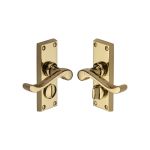 Heritage Brass - Bedford Short Door Handle on Plate