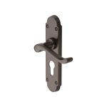 Heritage Brass - Savoy Door Handle on Plate