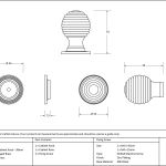 Anvil Beehive Cabinet Knob
