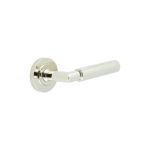 Burlington Piccadilly Knurled Door Handles On Rose