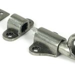 Pewter Fanlight Catch with two Keeps