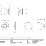 Anvil Bun Mortice/Rim Knob Set