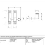 Anvil Brompton Quadrant Fastener - Narrow