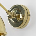 Hammered Brass Brindley Wall Light