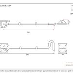 Anvil Cast Cabin Hook