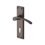 Heritage Brass - Sophia Door Handle on Plate