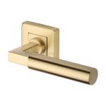 Heritage Brass - Bauhaus Sq Door Handle on Square Rose
