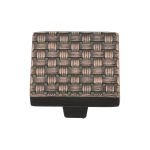 Heritage Brass - Square Weave Cabinet Knob