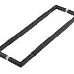 Nero Mitred Knurled Pull handles B/B Fixing